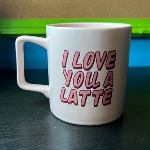 Lagerhaus Sweden Light Pink I love You A Latte Mug
